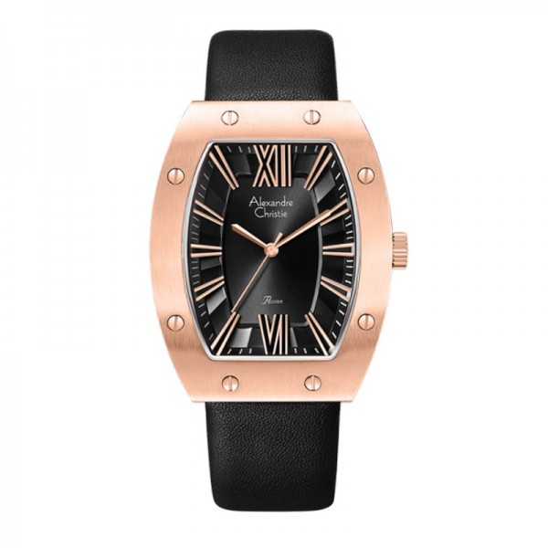 Alexandre Christie AC 8650 Rosegold Black Man MHLRGBA